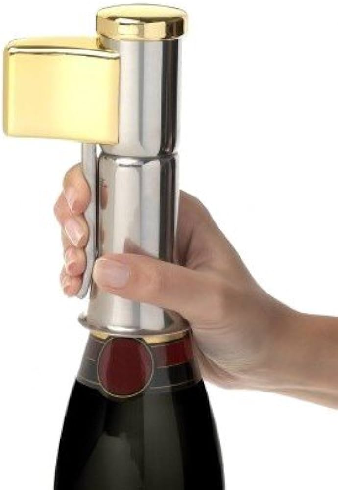 Amazon | Descorjet - シャンパンボトルオープナーゴールド（モデル